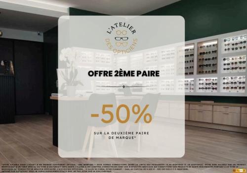 Votre 2ème paire de marques à -50%